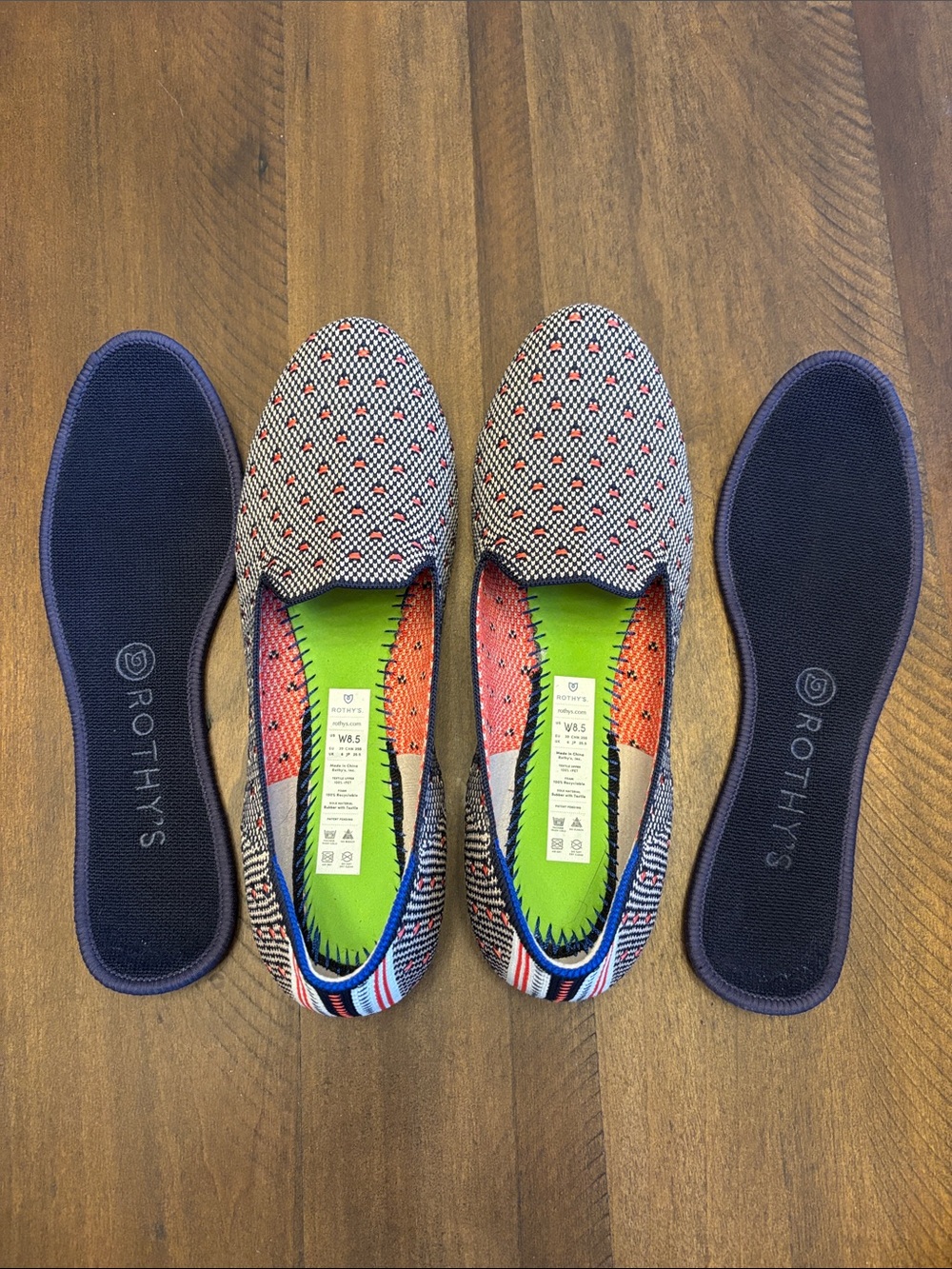 Rothy’s Coral Dot Loafers 8.5 - Picture 2 of 7